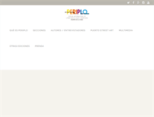 Tablet Screenshot of festivalperiplo.com